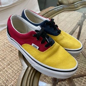 Vans Suede Canvas Colorblock Shoes size 6.5